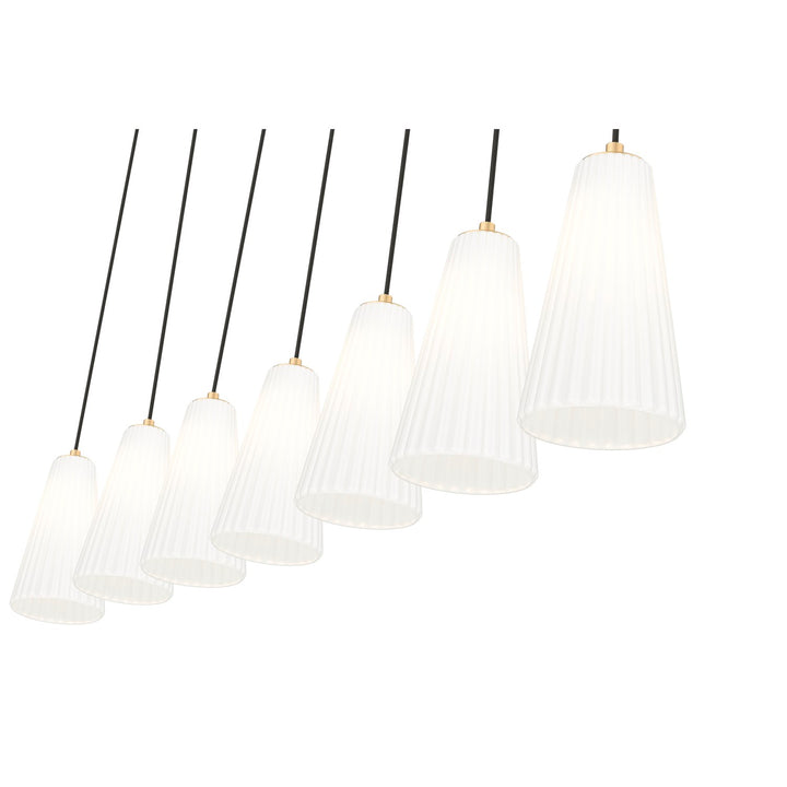 7 Light Linear Chandelier
