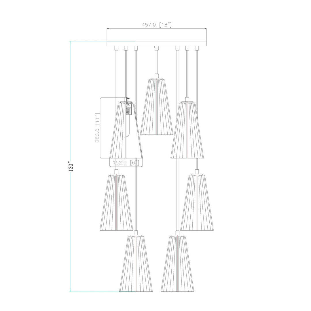 7 Light Chandelier