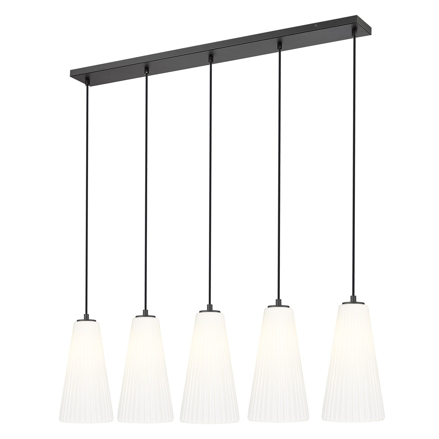 5 Light Linear Chandelier by Z-Lite
