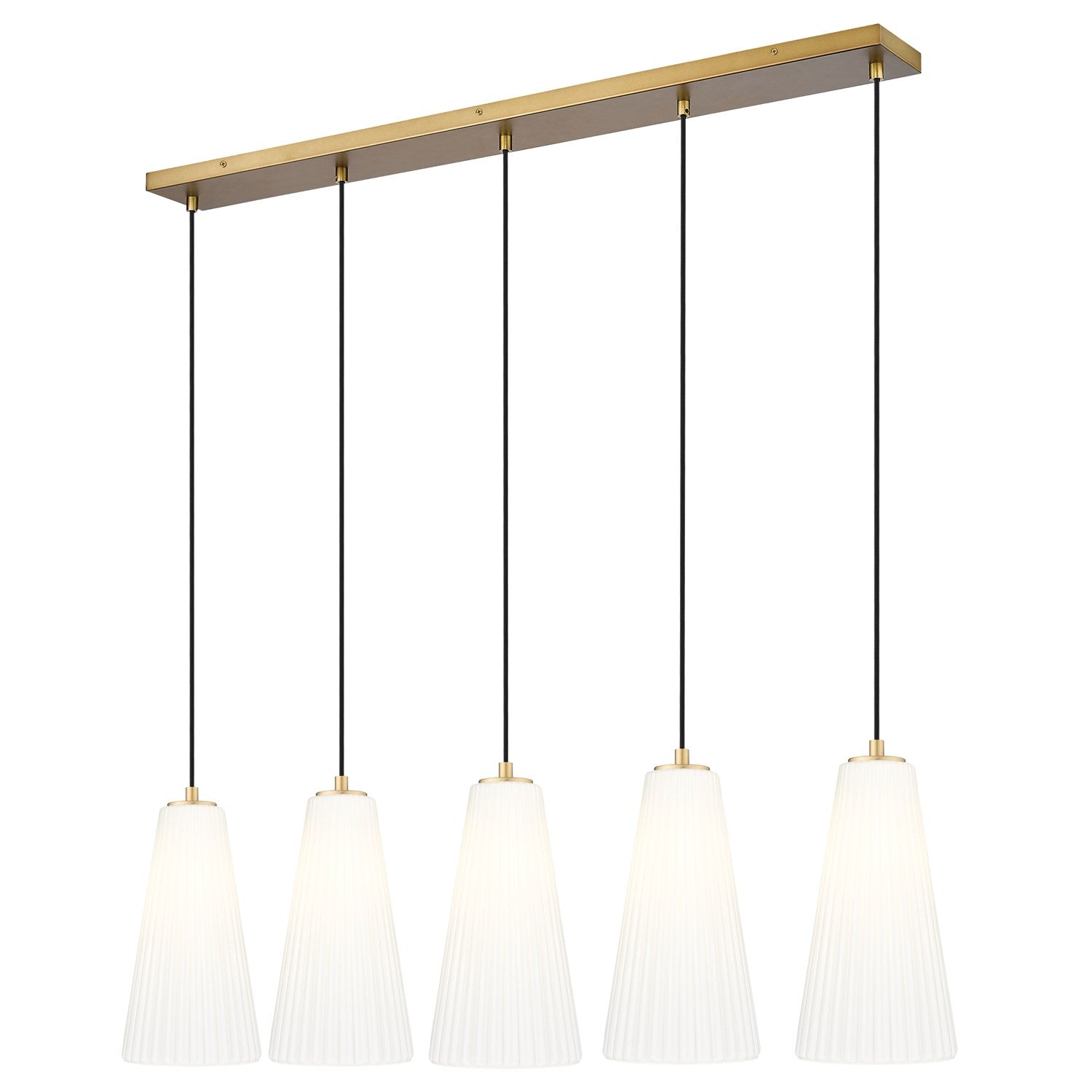 5 Light Linear Chandelier by Z-Lite