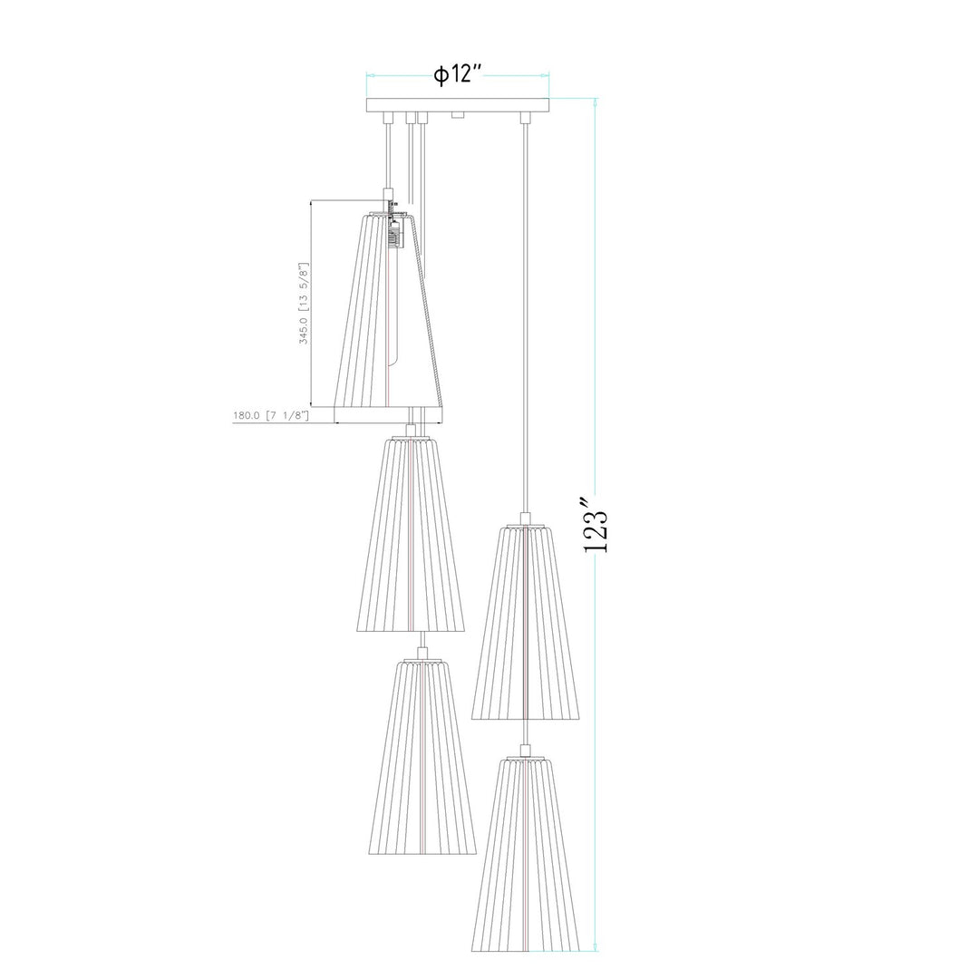 5 Light Chandelier