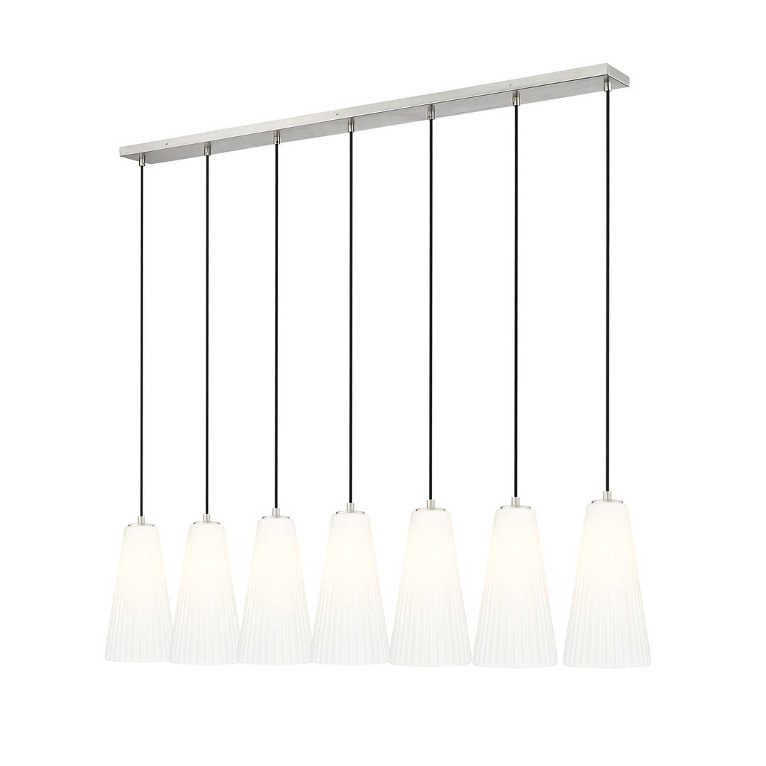 7 Light Linear Chandelier by Z-Lite