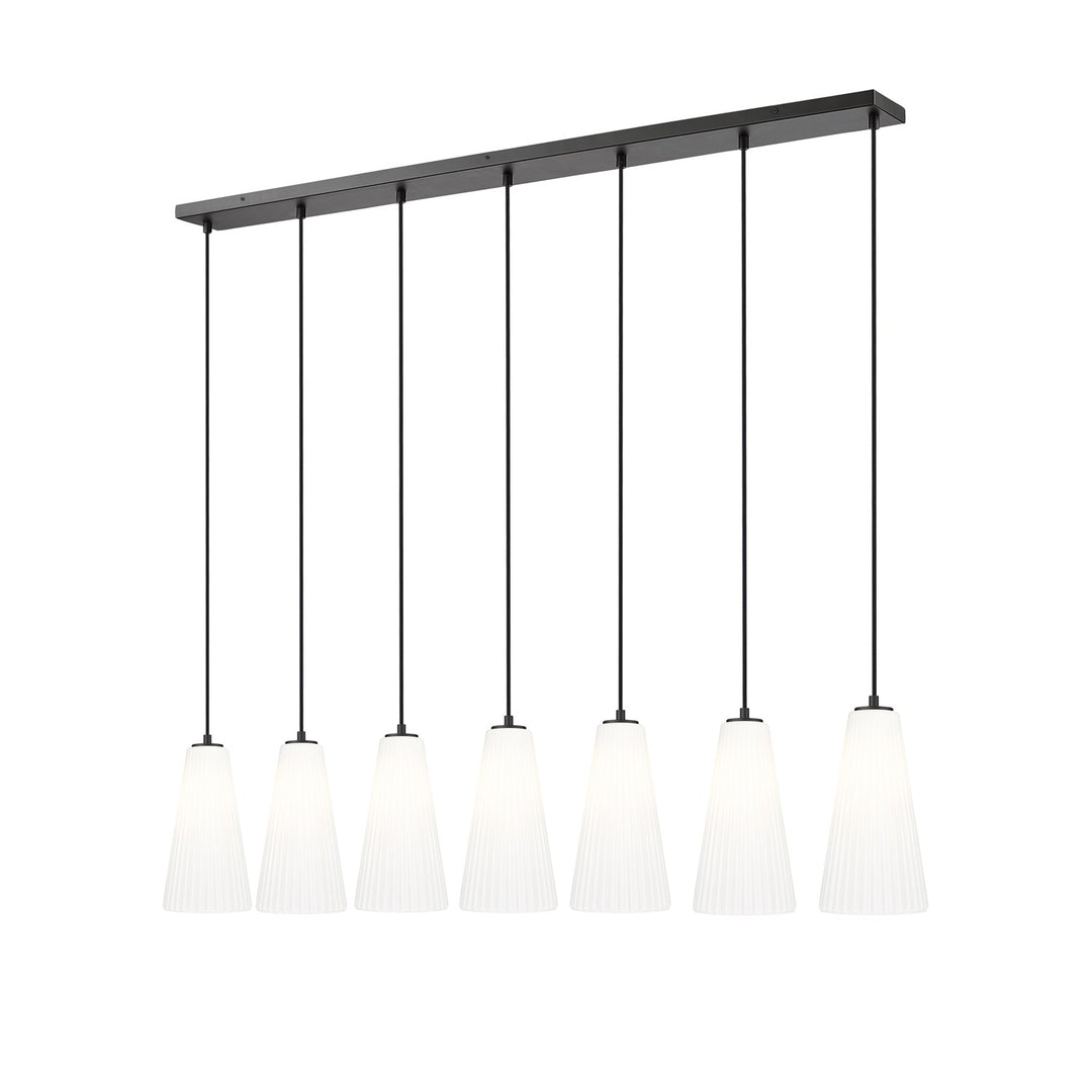 7 Light Linear Chandelier by Z-Lite