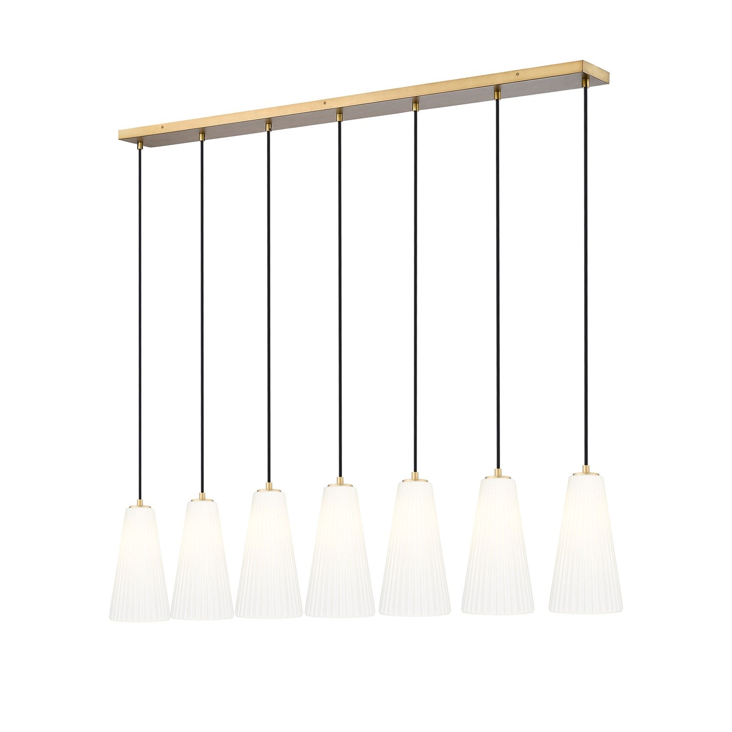 7 Light Linear Chandelier by Z-Lite