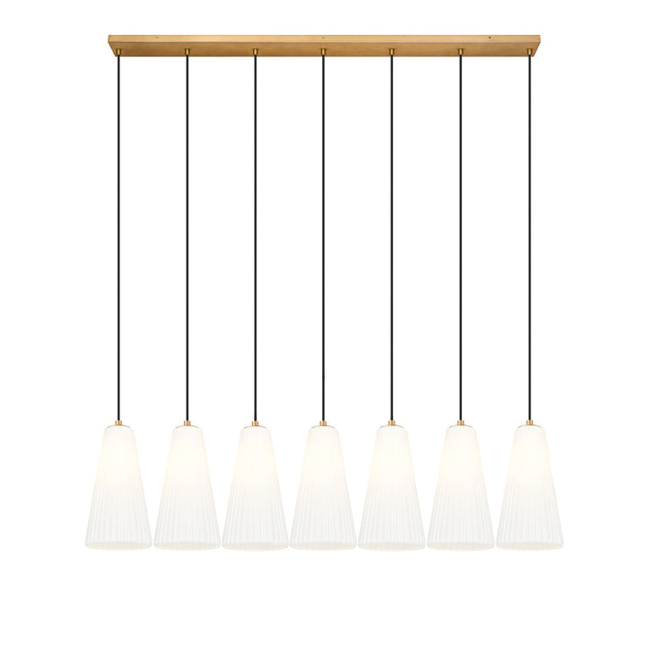 7 Light Linear Chandelier