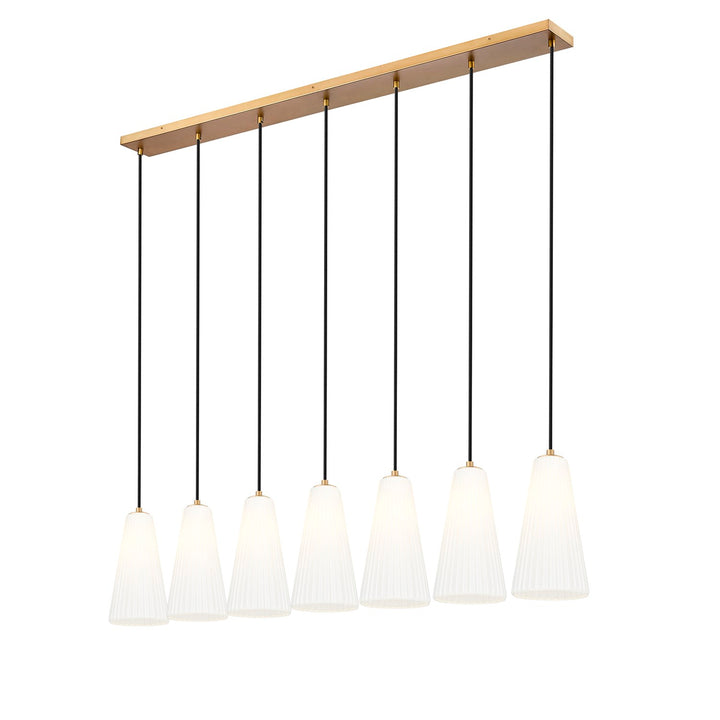 7 Light Linear Chandelier