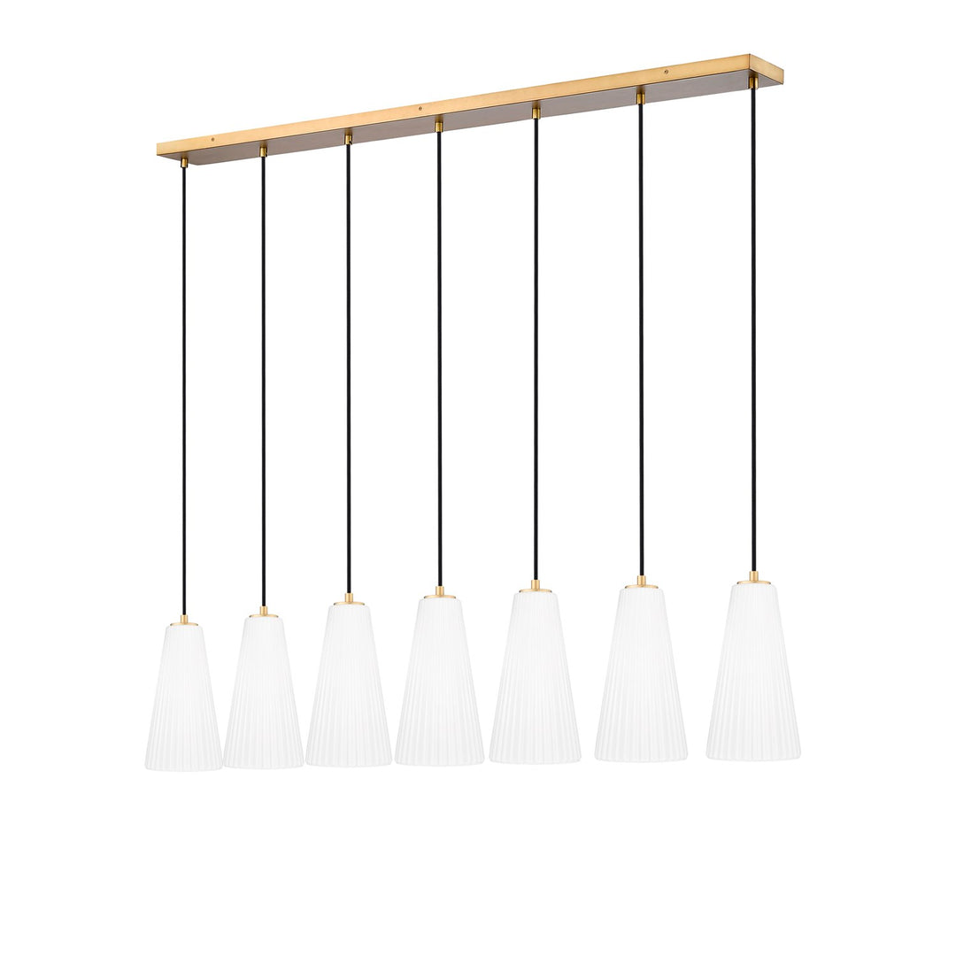 7 Light Linear Chandelier