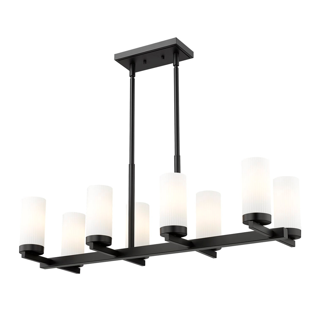 8 Light Linear Chandelier