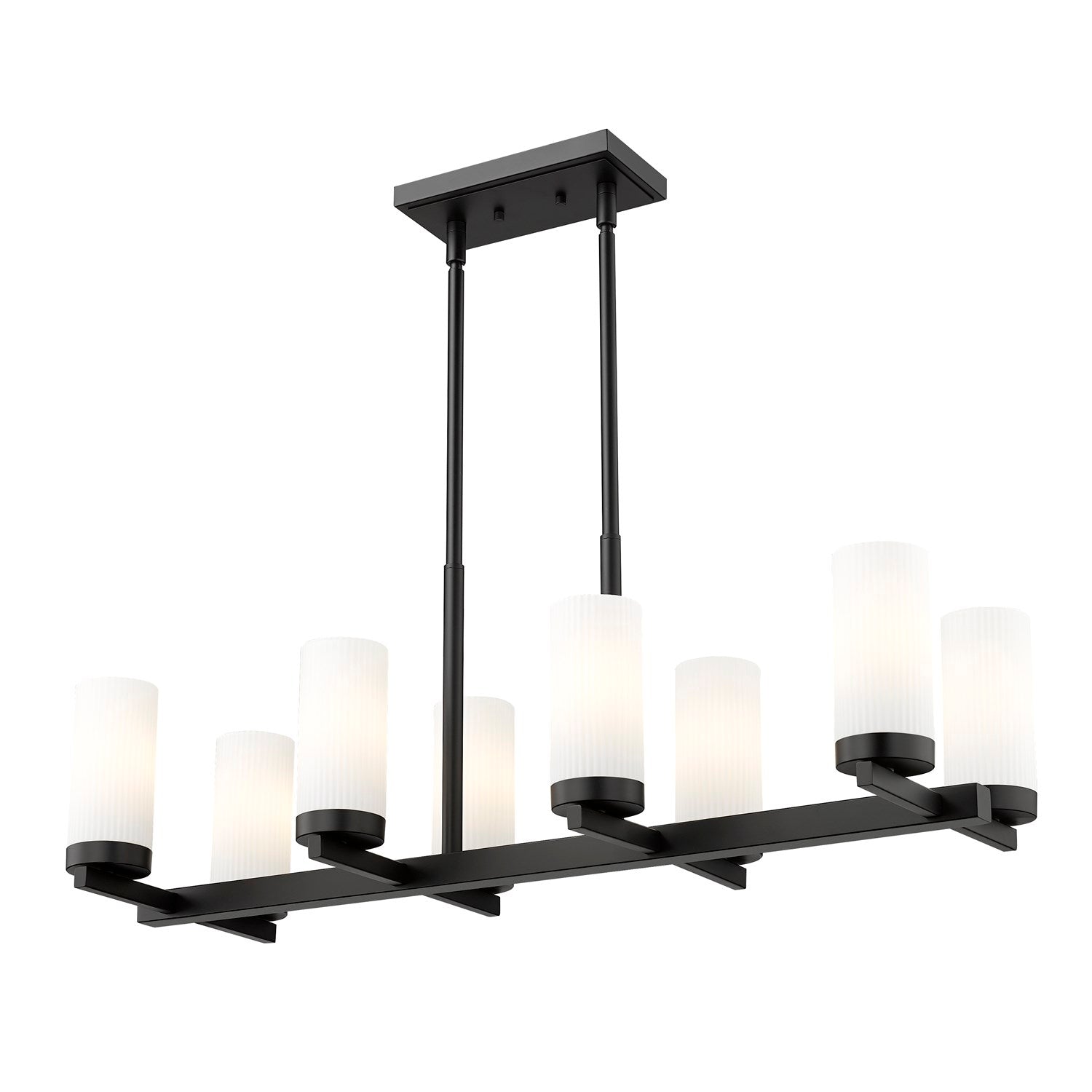8 Light Linear Chandelier