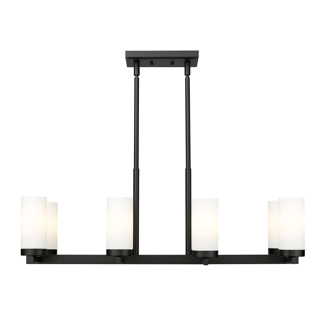 8 Light Linear Chandelier