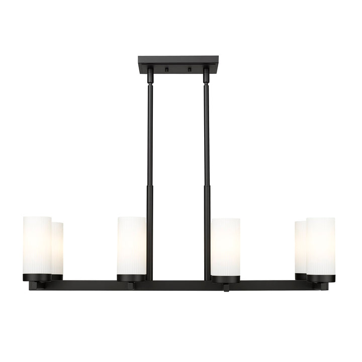 8 Light Linear Chandelier