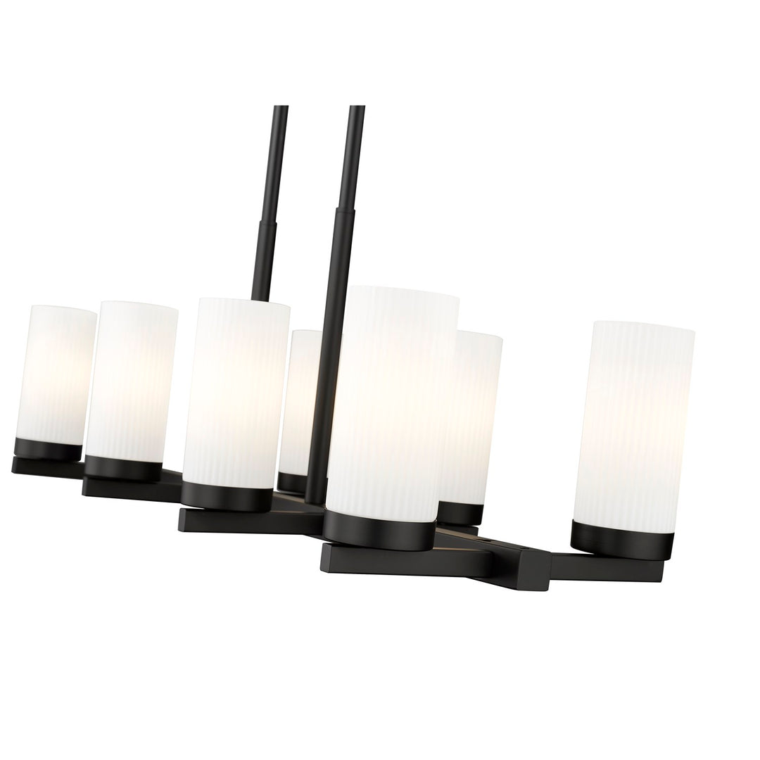 8 Light Linear Chandelier
