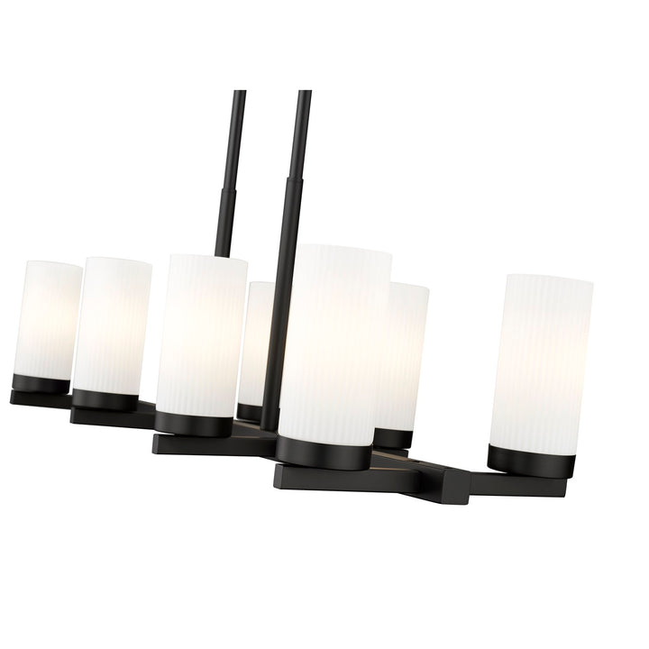 8 Light Linear Chandelier