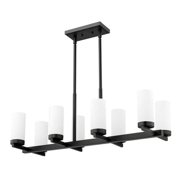 8 Light Linear Chandelier