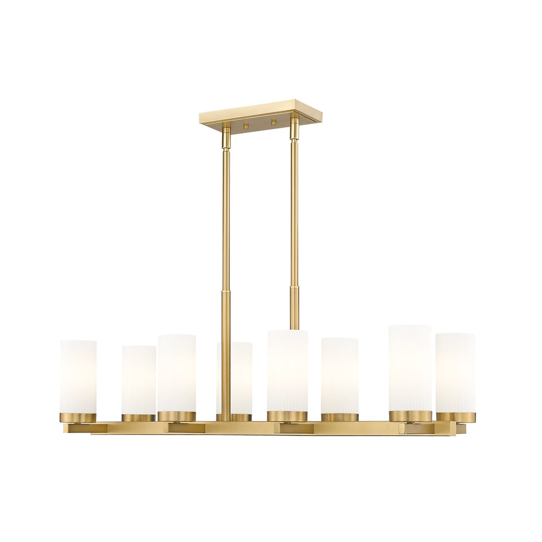 8 Light Linear Chandelier by Z-Lite