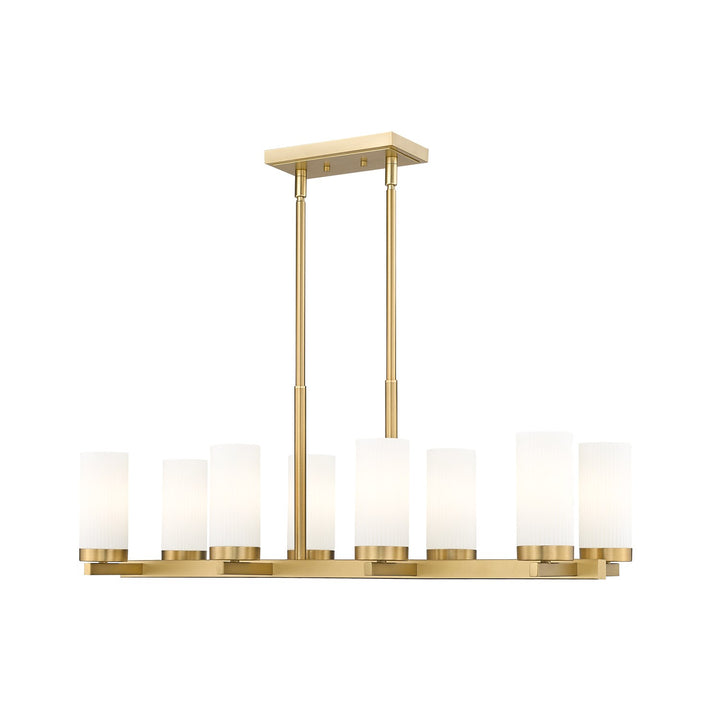 8 Light Linear Chandelier by Z-Lite