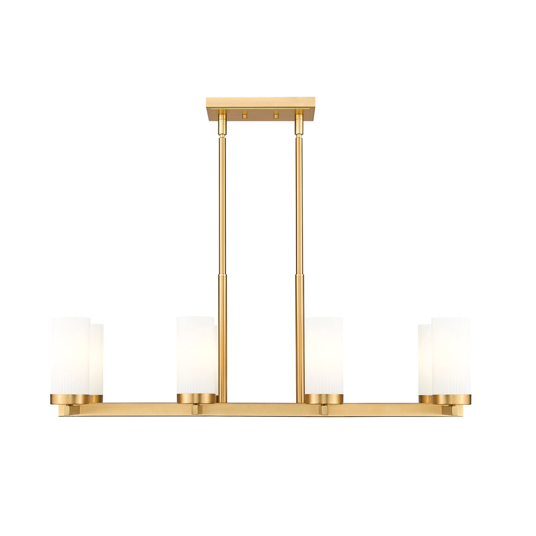 8 Light Linear Chandelier