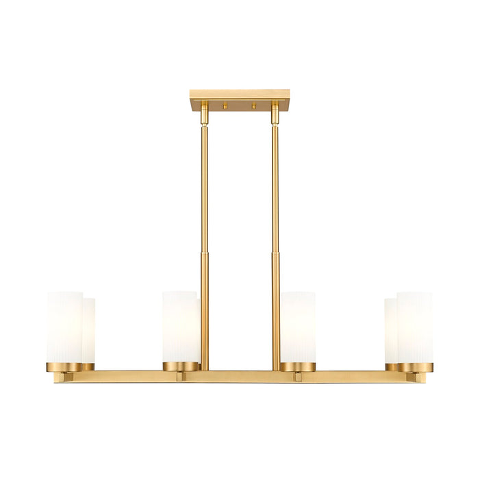 8 Light Linear Chandelier