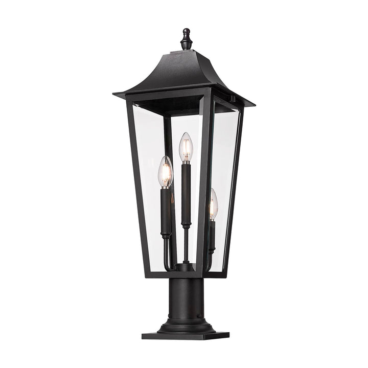 3 Light Outdoor Pier Mounted Fixture