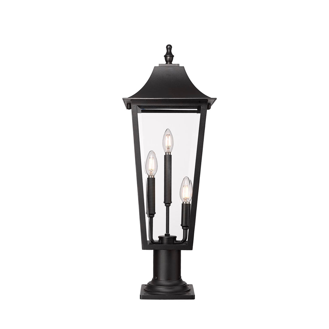 3 Light Outdoor Pier Mounted Fixture