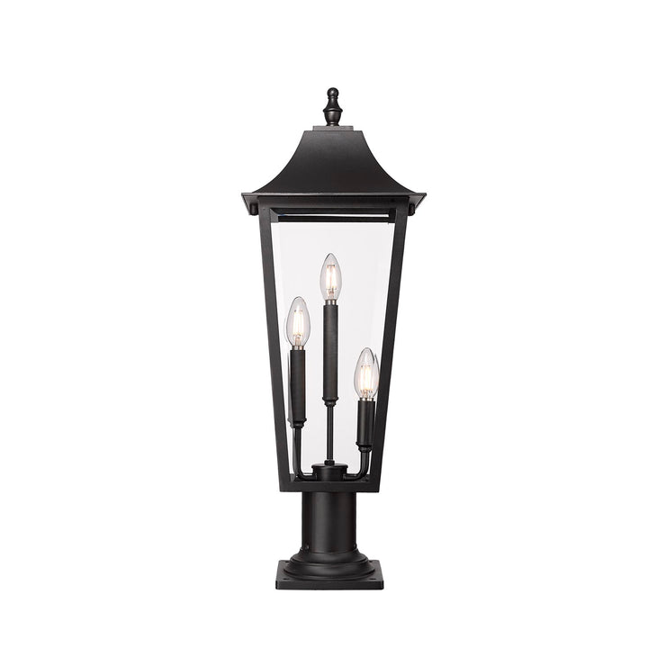3 Light Outdoor Pier Mounted Fixture