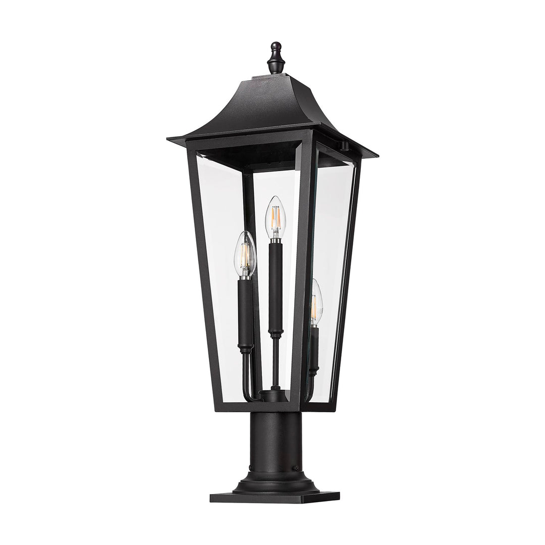 3 Light Outdoor Pier Mounted Fixture