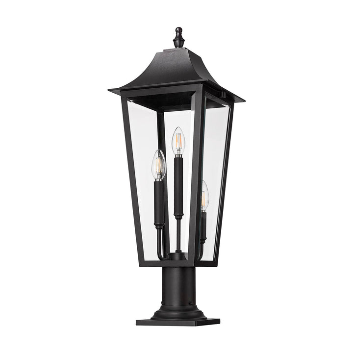 3 Light Outdoor Pier Mounted Fixture