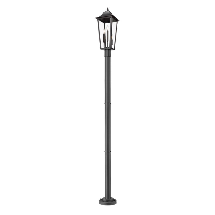 3 Light Outdoor Post Mount Fixture