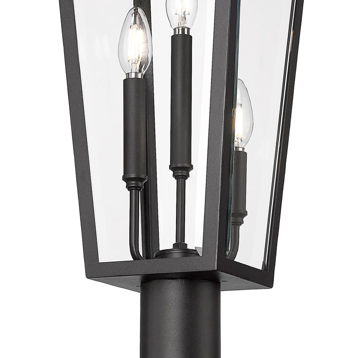 3 Light Outdoor Post Mount Fixture