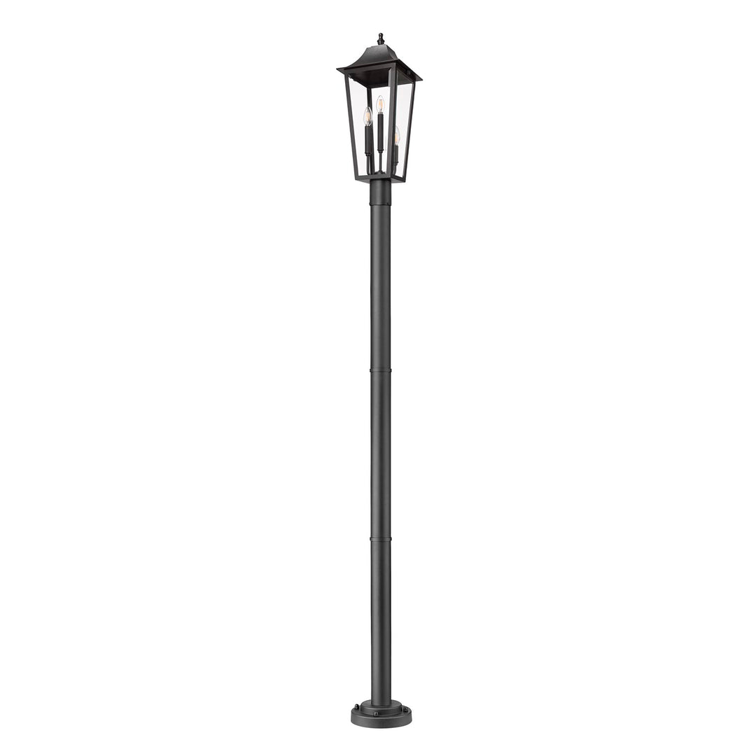 3 Light Outdoor Post Mount Fixture