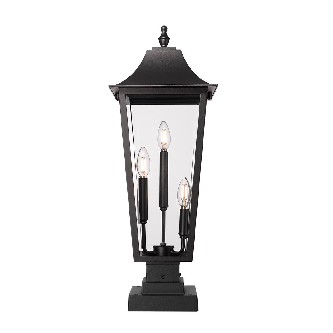 3 Light Outdoor Pier Mounted Fixture