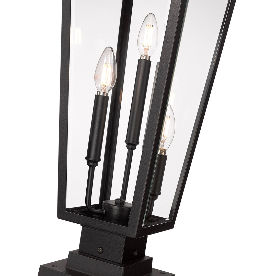 3 Light Outdoor Pier Mounted Fixture