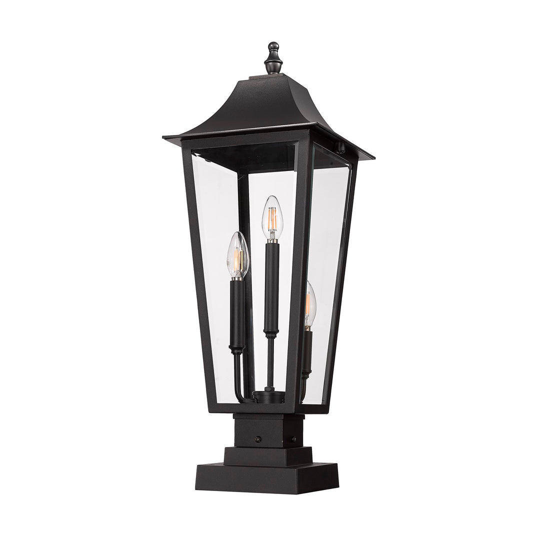 3 Light Outdoor Pier Mounted Fixture