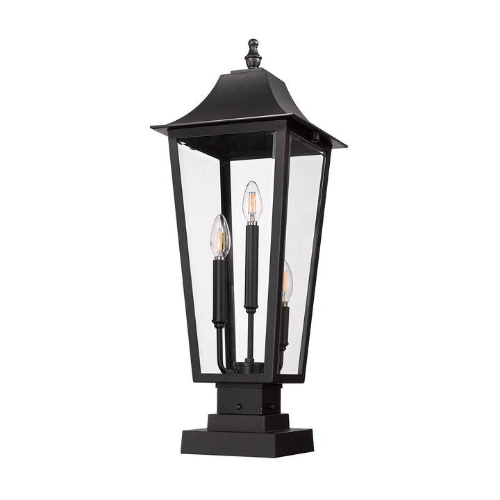 3 Light Outdoor Pier Mounted Fixture