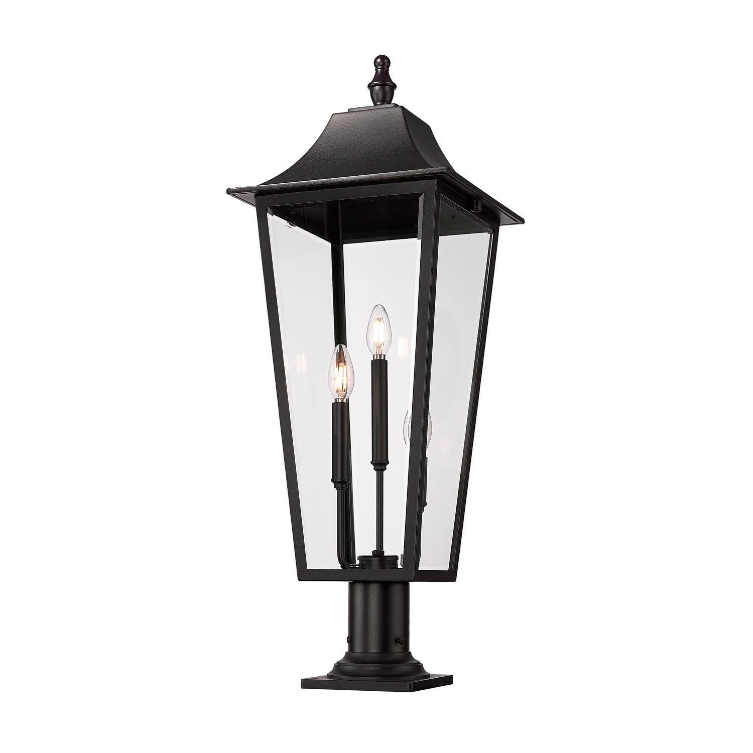 3 Light Outdoor Pier Mounted Fixture