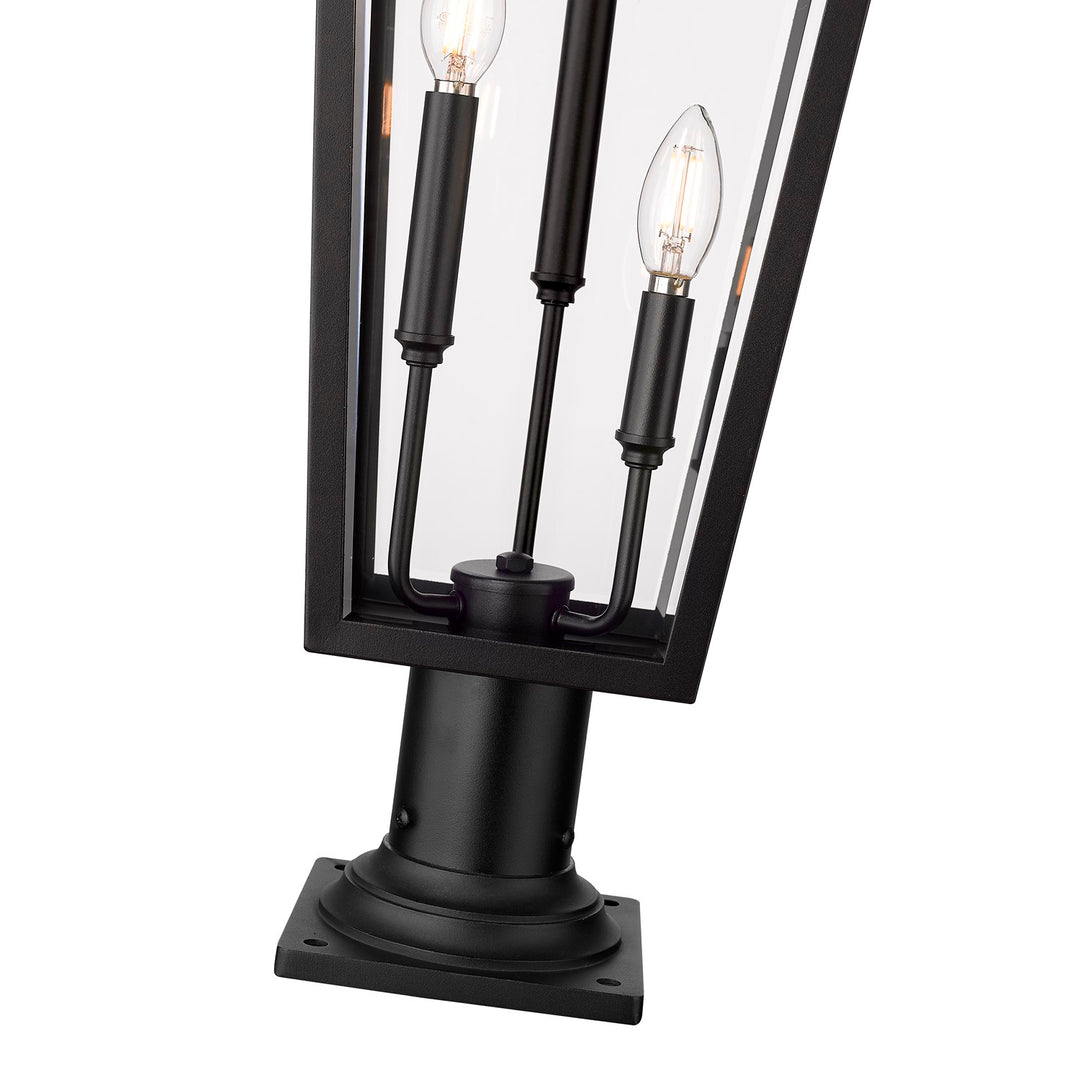 3 Light Outdoor Pier Mounted Fixture
