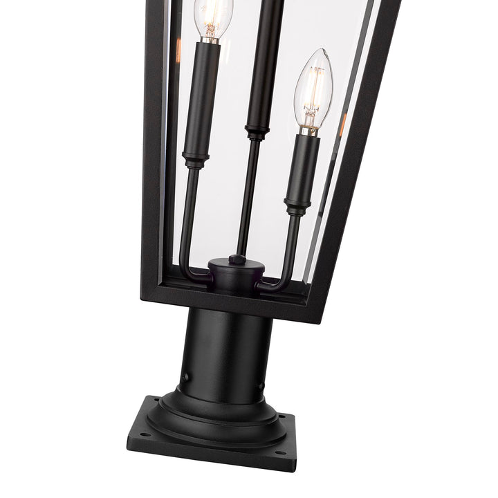3 Light Outdoor Pier Mounted Fixture