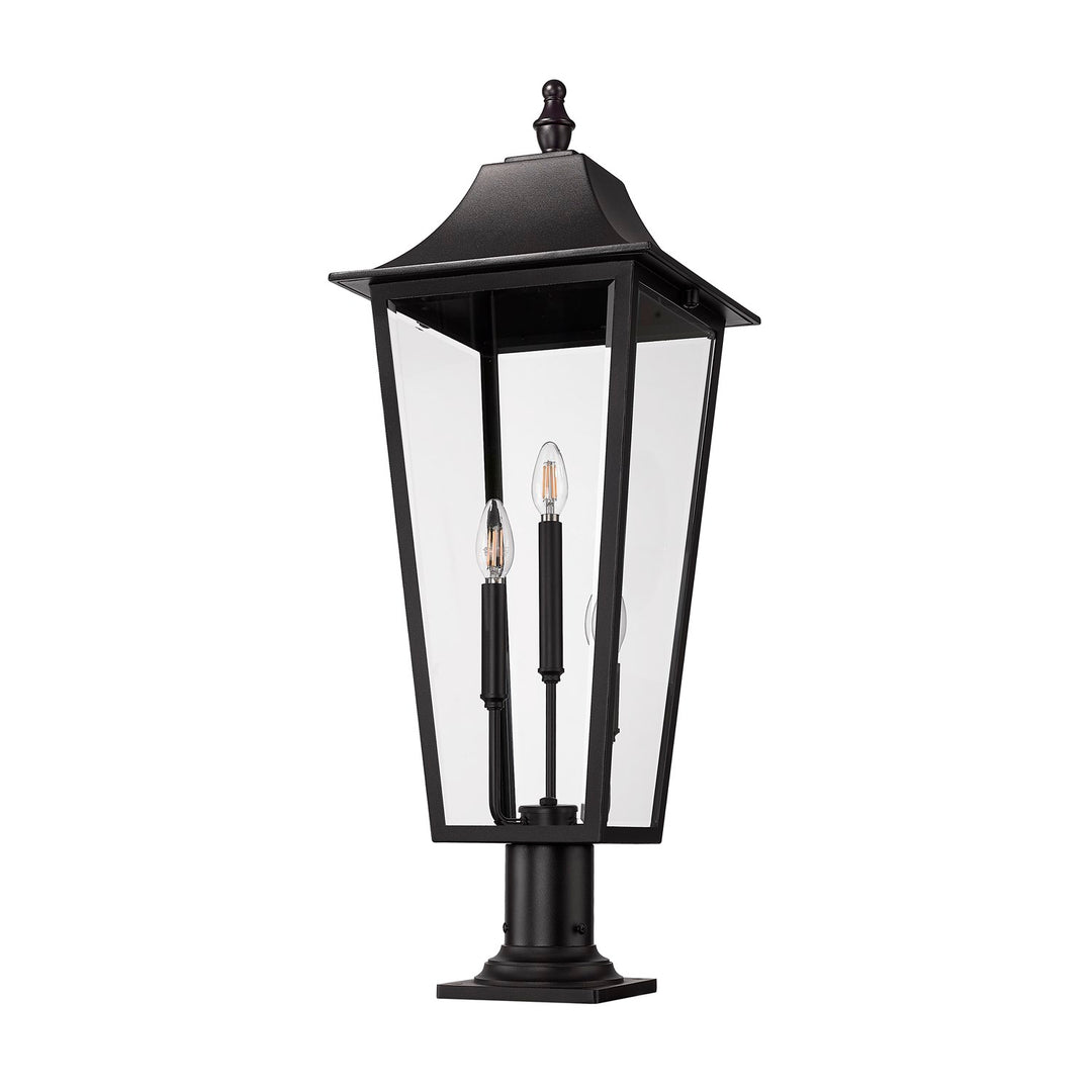 3 Light Outdoor Pier Mounted Fixture
