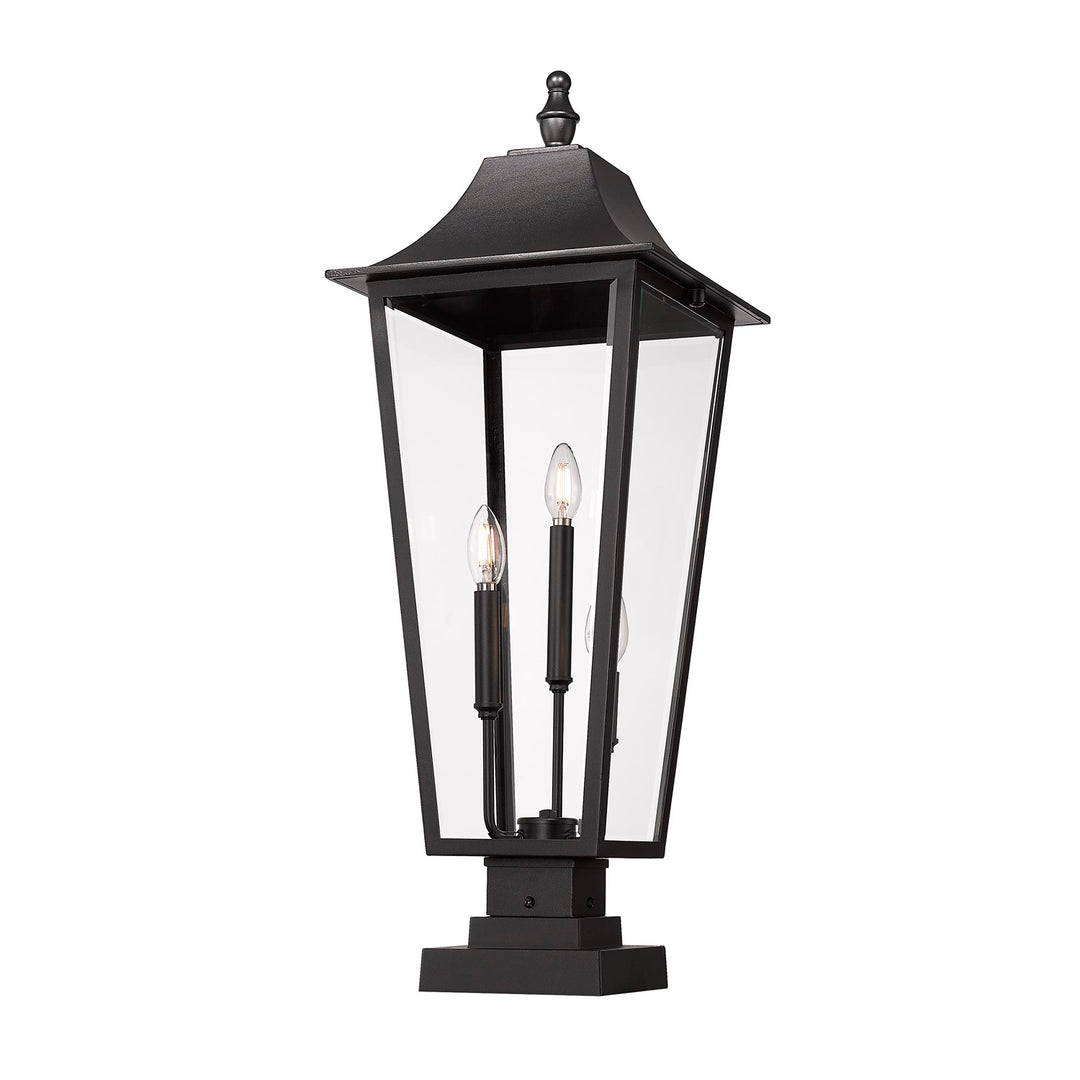 3 Light Outdoor Pier Mounted Fixture