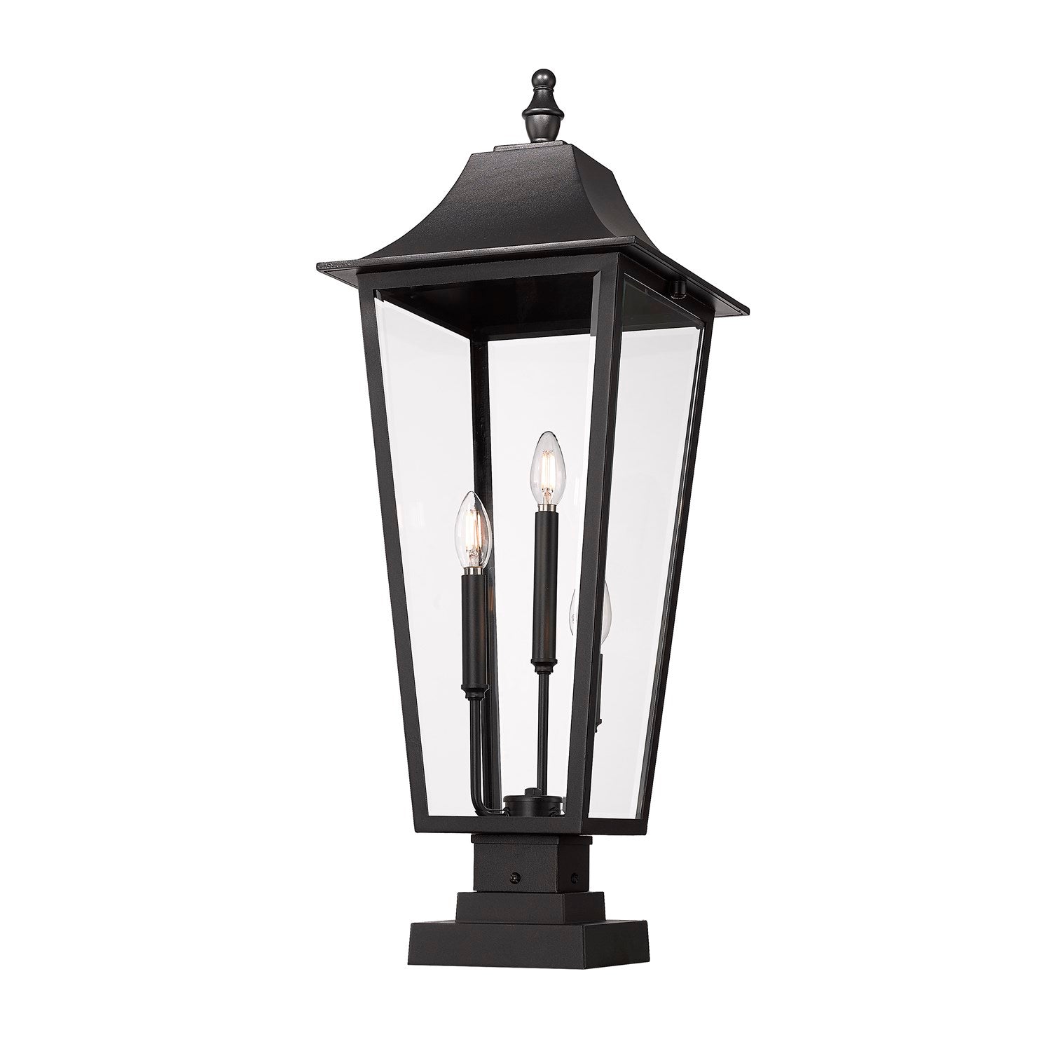 3 Light Outdoor Pier Mounted Fixture