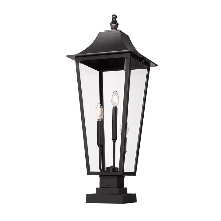 3 Light Outdoor Pier Mounted Fixture
