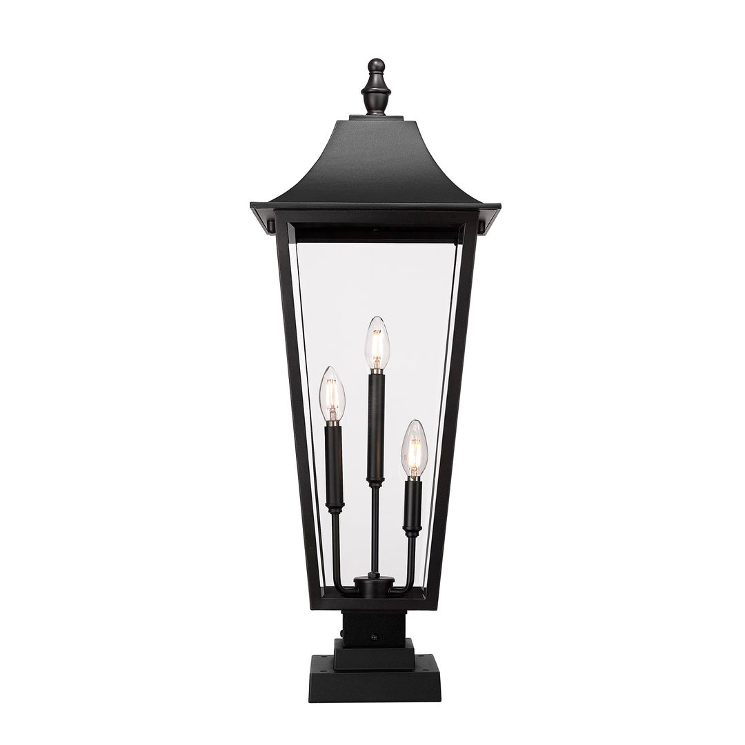3 Light Outdoor Pier Mounted Fixture