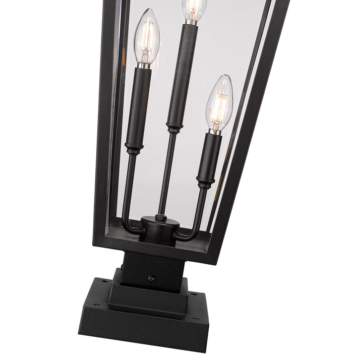 3 Light Outdoor Pier Mounted Fixture