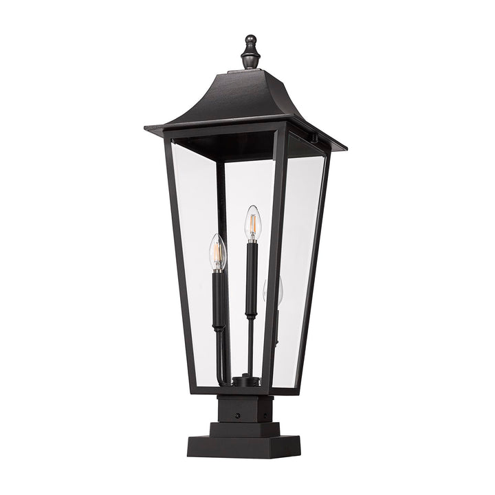 3 Light Outdoor Pier Mounted Fixture