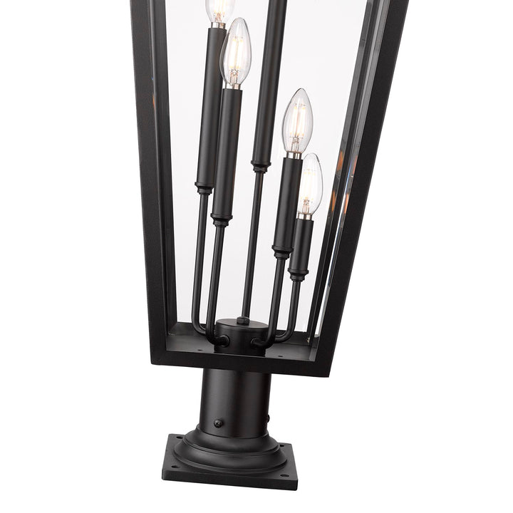 5 Light Outdoor Pier Mounted Fixture
