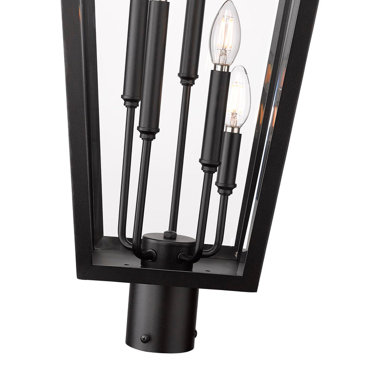 5 Light Outdoor Post Mount Fixture