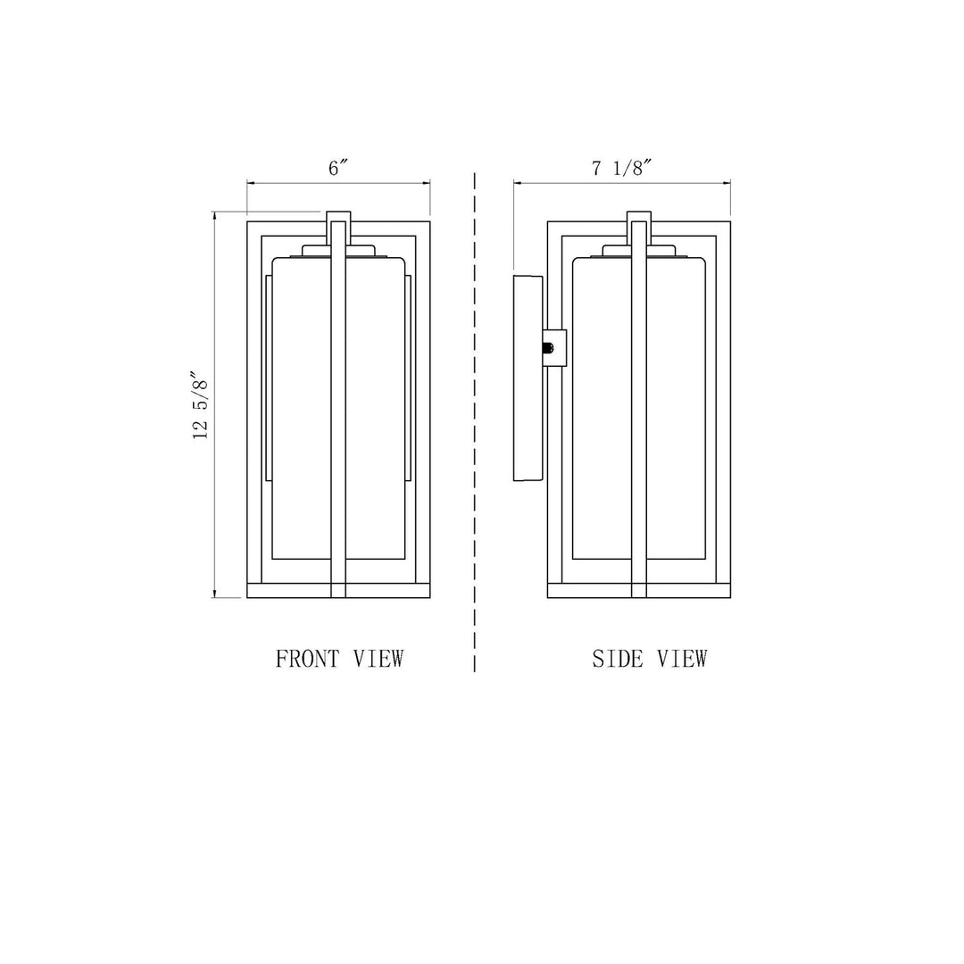 1 Light Outdoor Wall Light