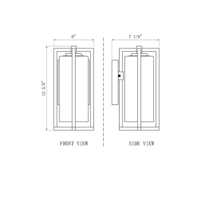 1 Light Outdoor Wall Light