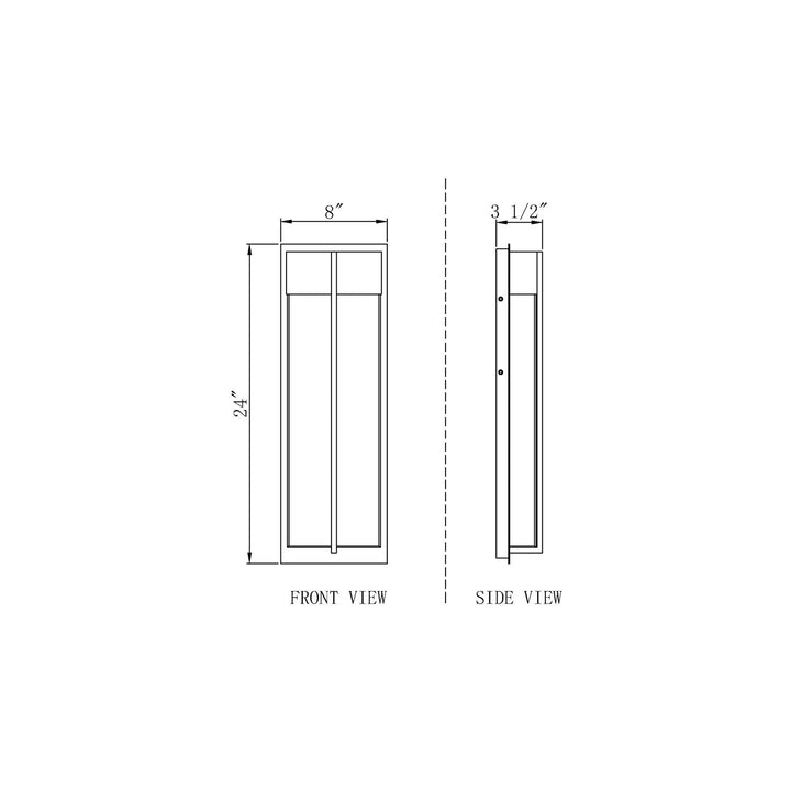 2 Light Outdoor Wall Light