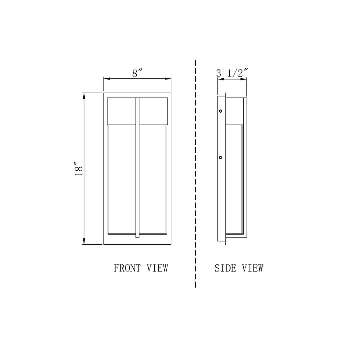 2 Light Outdoor Wall Light
